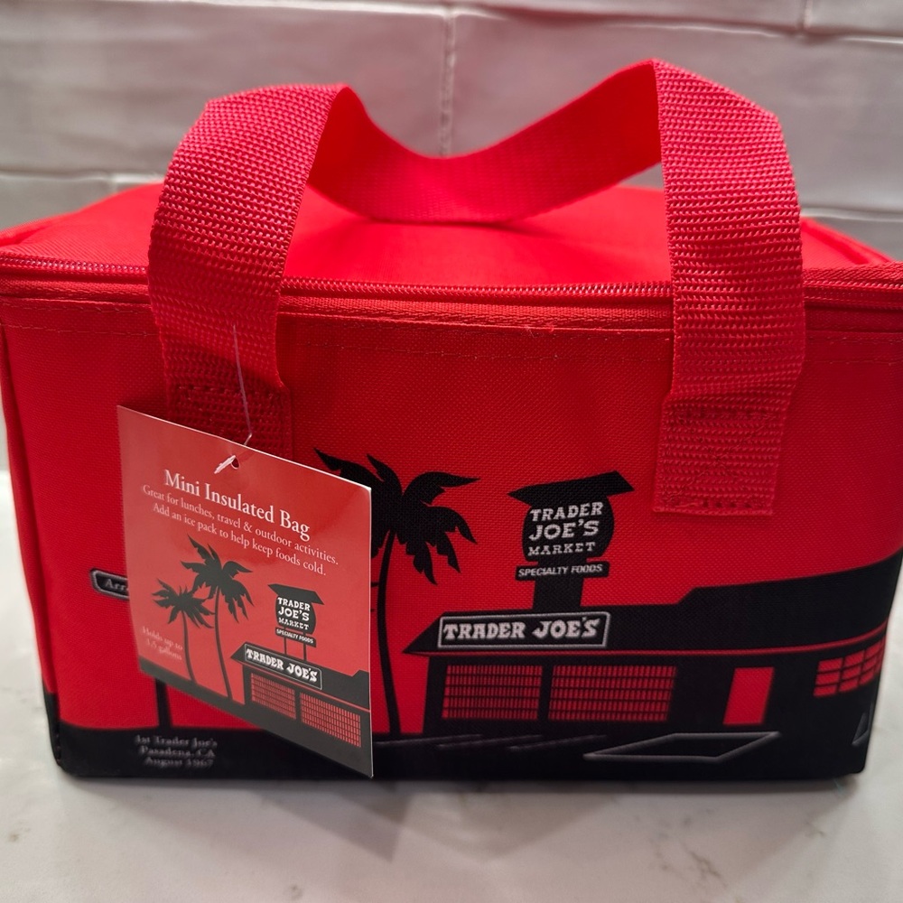 Trader Joe's Red Mini Insulated Bag